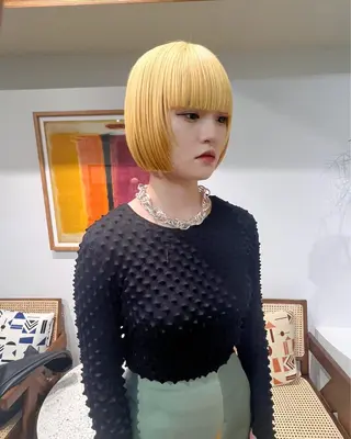 ショート masa/ボブ特化/ ぷつっとボブのヘアスタイル