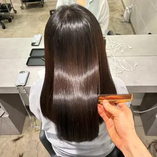 ミディアム 割れ癖も直す髪質改善 美容師✨みやたのヘアスタイル