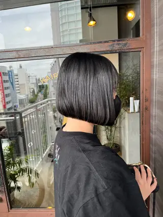 ショート the OSCAR所属・韓国ヘアスタイリスト Harukaのヘアスタイル