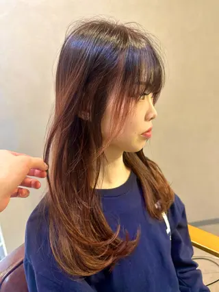 ロング Number博多所属・宮里 蓮生のヘアスタイル