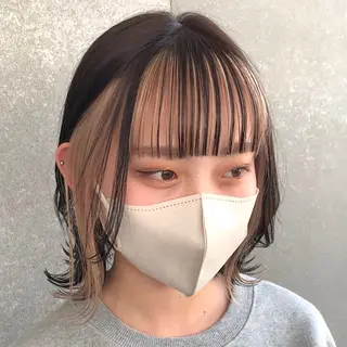 ショート カラー 韓国ヘア/艶カラー /田中悠佑のヘアスタイル