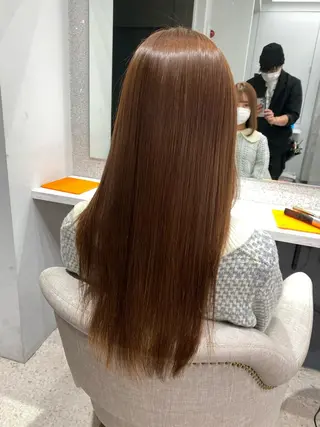 ロング カラー パーマ ヘアアレンジ メンズ キッズ ネイル マツエク・マツパ 京都レイヤーカット/ 縮毛矯正/羽柴りくのヘアスタイル
