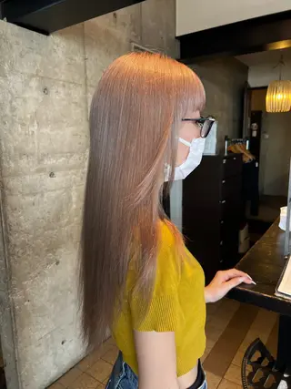 ロング カラー 只野 真衣のヘアスタイル