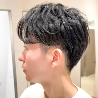 メンズ メンズカット/ センターパートkiiのヘアスタイル