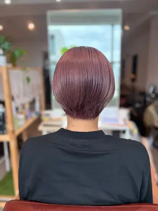 ショート カラー 檜山 知可子のヘアスタイル