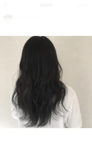 ロング カラー 小島嵩人 縮毛矯正 髪質改善のヘアスタイル