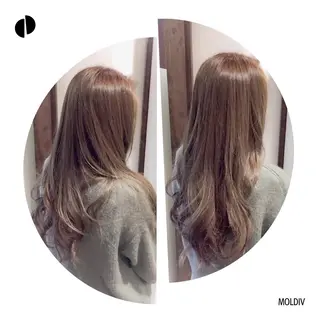 ロング カラー ✨縮毛矯正✨髪質改善 ナカシマ ユミのヘアスタイル