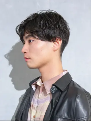 ショート パーマ メンズ 中島 一将のヘアスタイル