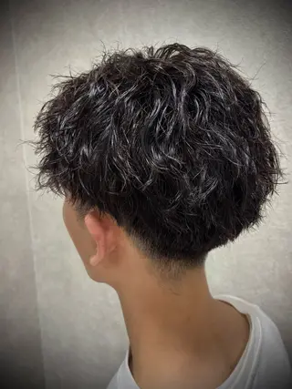 ショート パーマ メンズ JADE with AKROS所属・JADEwith AKROS✨サヤカのヘアスタイル