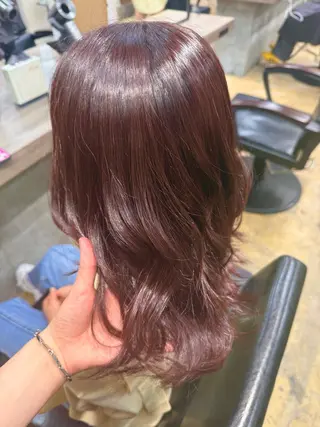 カラー ルシ🌈/ハイトーン デザインカラー/町田のヘアスタイル