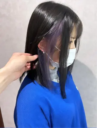 ミディアム カラー QUON.伊勢崎店所属・ブリーチ＆ハイトーン 歌 心のヘアスタイル