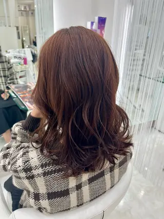 ミディアム カラー hair Freak所属・まつげ/艶髪 /SAYAKAのマツエク・マツパデザイン