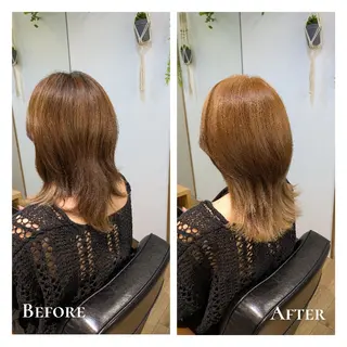 カラー Cafu hair Tachi所属・有馬 葵のヘアスタイル