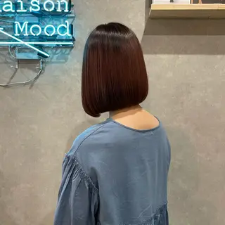 ミディアム カラー はちすか るかのヘアスタイル