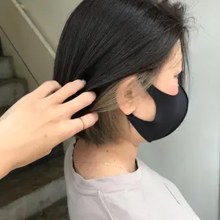 ミディアム カラー 【指名No1】飯塚 宏美のヘアスタイル