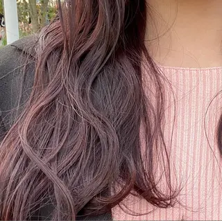 ロング カラー PATIONN所属・透明感/ベージュ/ 顔周り/yuna.のヘアスタイル