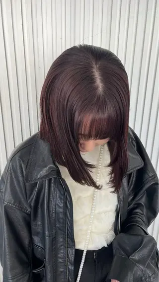 ミディアム カラー 越後 遥/ 透明感カラー🪞🤍のヘアスタイル