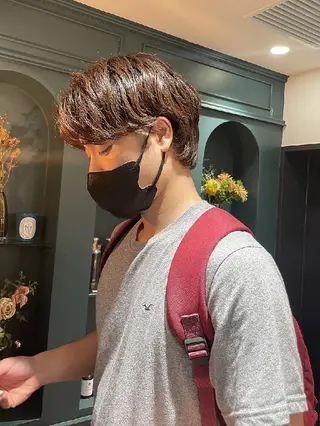 メンズ パーマ 【メンズカット/パー マ👦】momo🌷のヘアスタイル