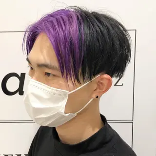 ショート カラー メンズ ⭐️メンズ特化⭐️ 上杉俊祐のヘアスタイル