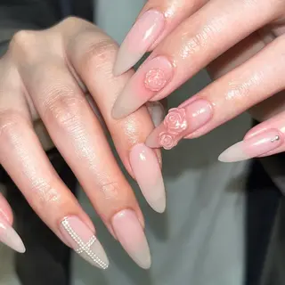 ネイル ワンホン/キラキラ ネイル💎yukaのネイルデザイン