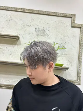 ショート カラー パーマ ✂️メンズ特化✂️ 神田のヘアスタイル