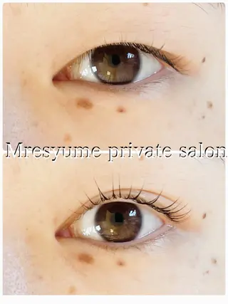 マツエク・マツパ Mresyume MAYUのマツエク・マツパデザイン