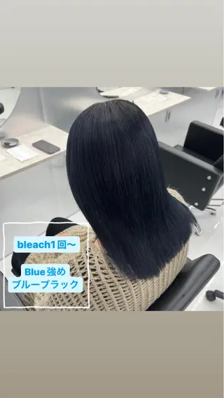 ミディアム カラー 👑垢抜け韓国ヘア ハッシュカット唯澄のヘアスタイル