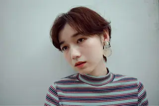 ショート 水口 英里のヘアスタイル