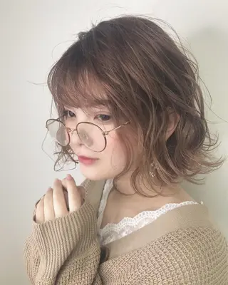 ミディアム カラー ヘアアレンジ sano sayakaのヘアスタイル