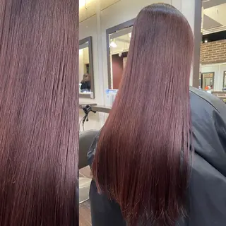 ロング カラー ‪るか/‪透明感 カラー/アレンジのヘアスタイル