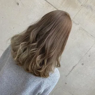 セミロング ba-boo 熊本のヘアスタイル