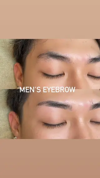 メンズ アイブロウ 恵比寿まつげサロン 🎀🎧Rukaのマツエク・マツパデザイン