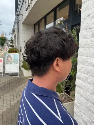 パーマ メンズ EARTH 🐢 鈴木優大 🐢のヘアスタイル