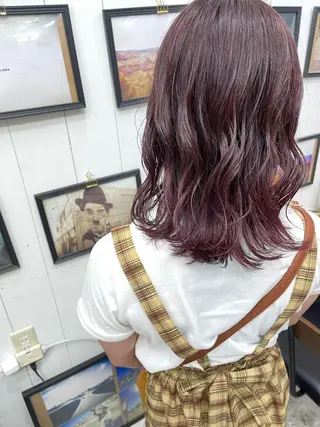 セミロング カラー 📍葛西りんたろう/ ENVのヘアスタイル