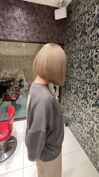 ショート 縮毛/髪質改善 上野颯太のヘアスタイル