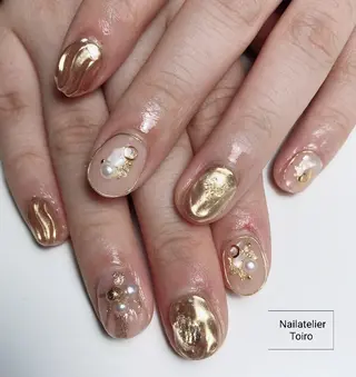 ショート ネイル ☺︎山部 志麻☺︎のネイルデザイン