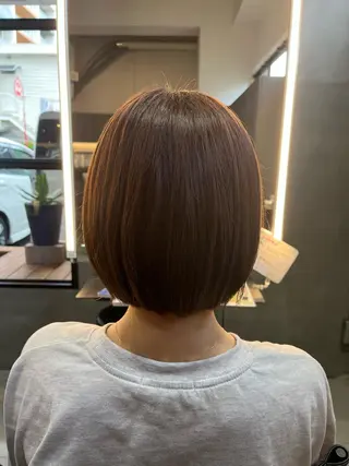 ショート 縮毛矯正/髪質改善/ ハイトーン/Makoのヘアスタイル