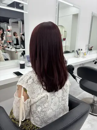 カラー かわいい艶髪🤍 れいな🤍のヘアスタイル