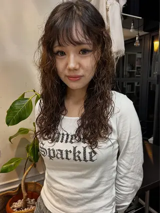 パーマ RINKA 岡崎美容室のヘアスタイル