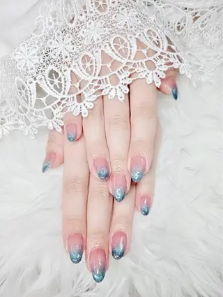 ミディアム Hanaai Salon新宿店のネイルデザイン