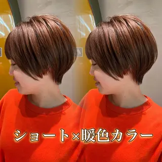 ショート カラー 💖ボブ/ショート 似合わせ/美波💖のヘアスタイル