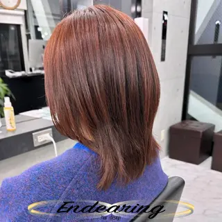 カラー 柳田 怜那/銀座 Endearingのヘアスタイル