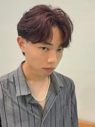 カラー パーマ メンズ 大西 れいやのヘアスタイル