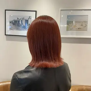 ミディアム レイヤー/抜け感カラ ーAI🫧🎀のヘアスタイル