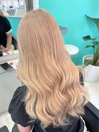 ロング カラー mana/メンズ/ ヘアセット/ブリーチのヘアスタイル