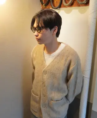 ショート カラー メンズ yll所属・似合わせ/ハイトーン /中目黒/さくらのヘアスタイル