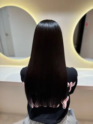 ロング addict 本店所属・髪質改善/縮毛矯正/ ブリーチaddictのヘアスタイル