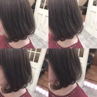 ミディアム カラー hair salon Ranun髪質改善のヘアスタイル