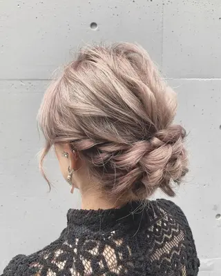 ミディアム ヘアアレンジ 🎨カラー満足度 500%💫ヅル💫のヘアスタイル