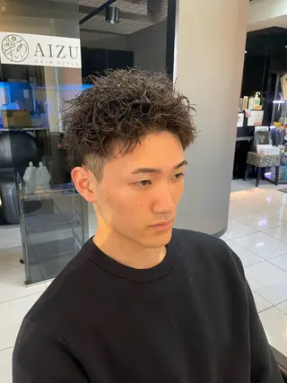 ショート カラー パーマ メンズ 🔥お値段以上🔥 メンズ特化たかひろのヘアスタイル